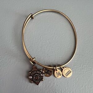 Alex and Ani Gold Tone Bangle Bracelet